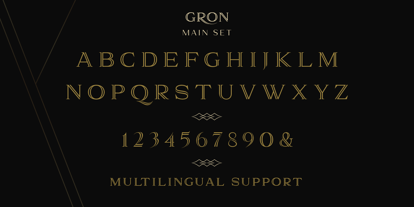 Example font Gron #3